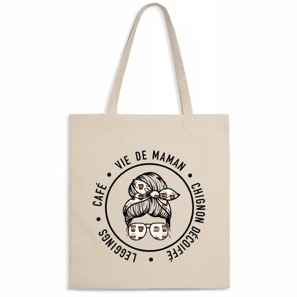 Totebag en Coton Bio Vie de maman
