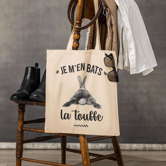 Totebag Je m'en bats la touffe