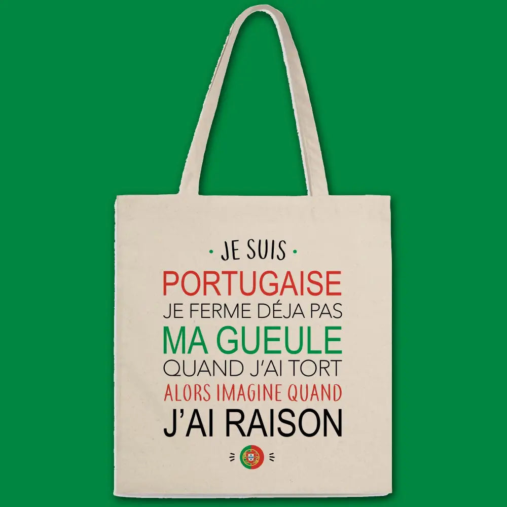 Totebag Je suis portugaise