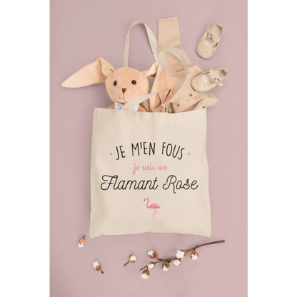 Totebag Je suis un flamant rose
