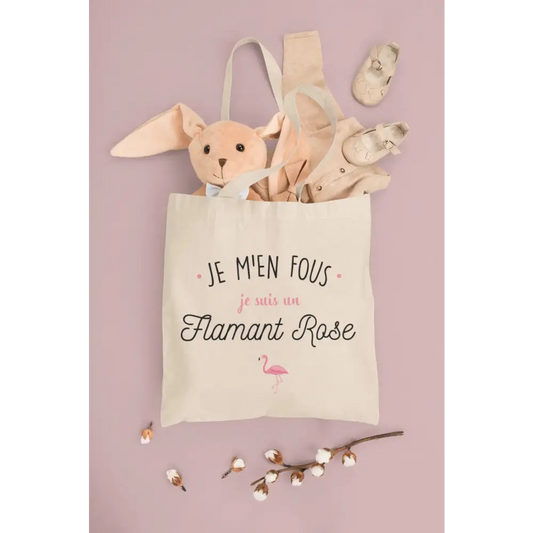 Totebag Je suis un flamant rose