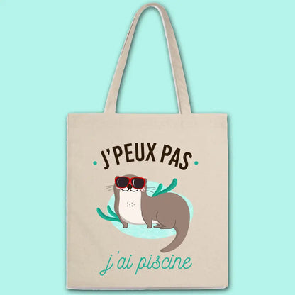 Totebag J'peux pas j'ai piscine