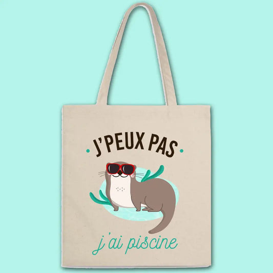 Totebag J'peux pas j'ai piscine