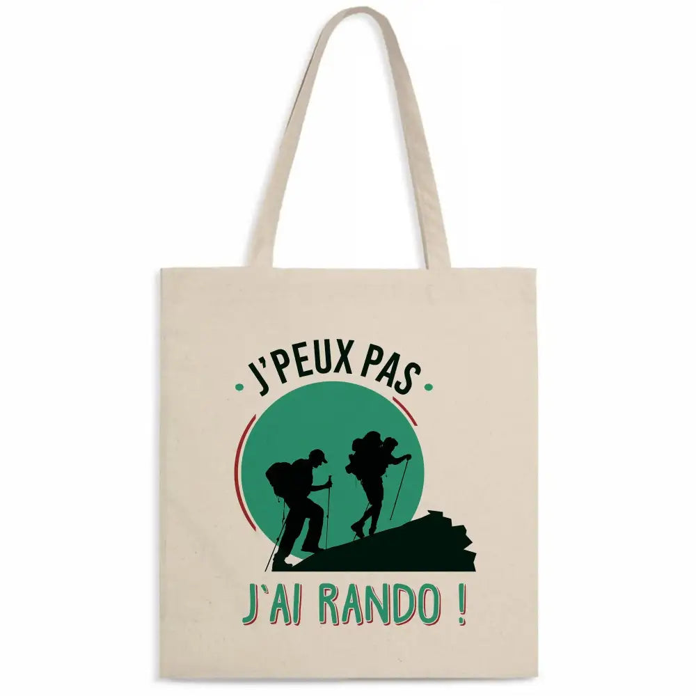 Totebag J'peux pas j'ai rando T-Pop