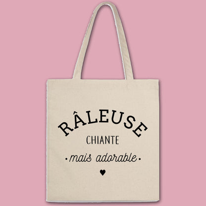 Totebag Râleuse chiante mais adorable