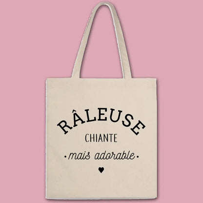 Totebag Râleuse chiante mais adorable
