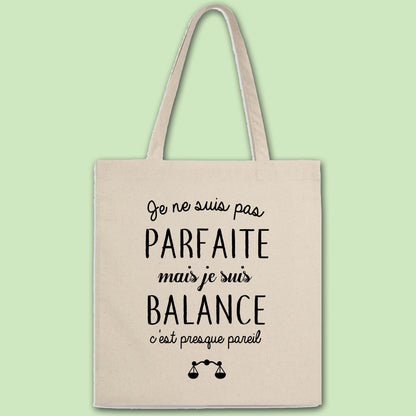 Totebag Pas parfaite mais balance